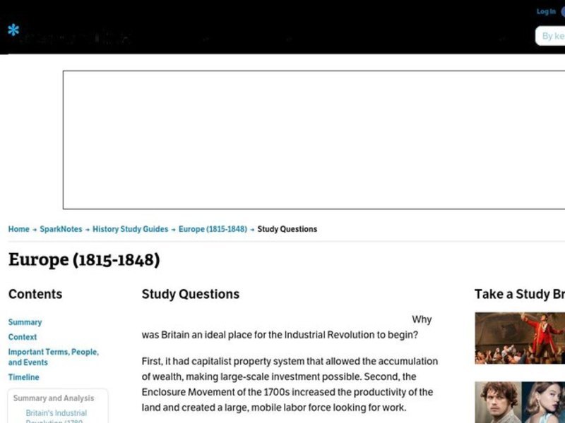 Europe (1815-1848) Interactive