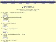 ESL: Expressions II Interactive