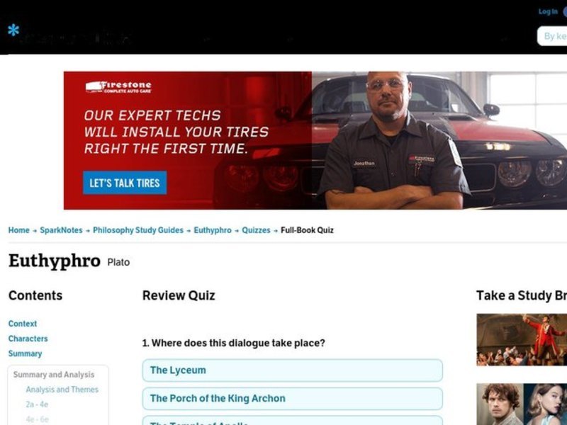 Euthyphro      Interactive