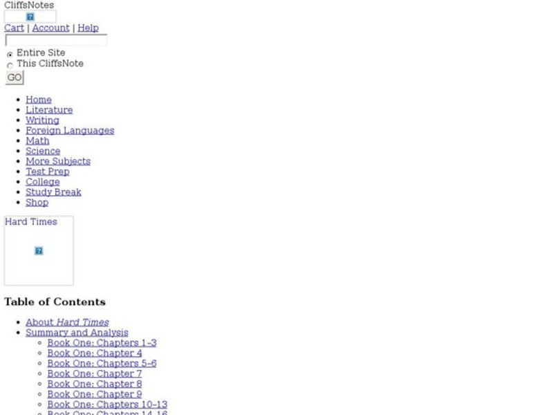 Hard Times - Essay Questions Interactive