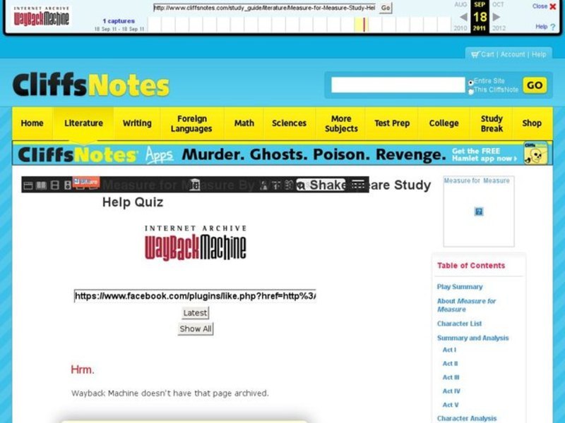 Measure for Measure by William Shakespeare Interactive