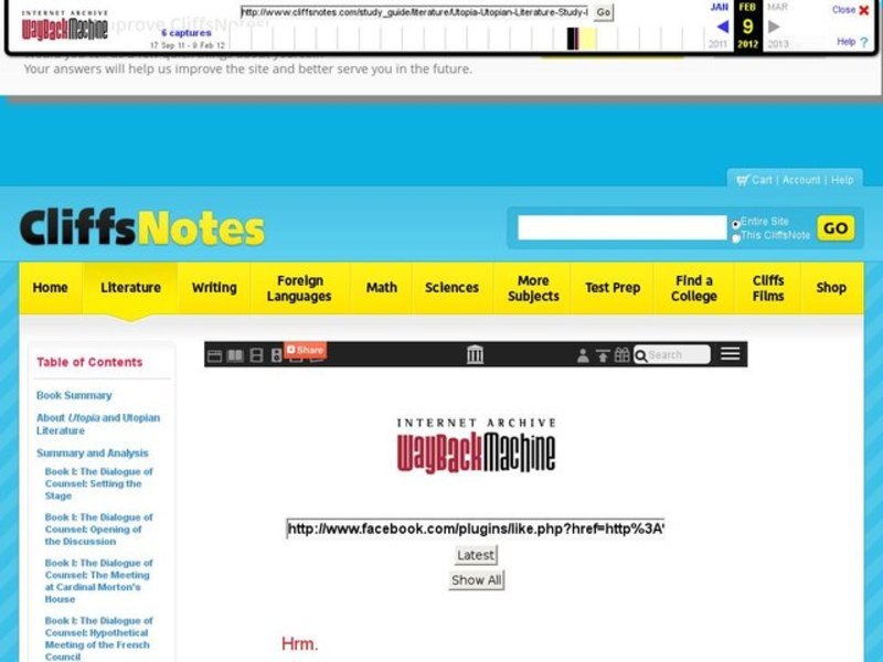 Utopia & Utopian Literature By Sir Thomas More Interactive