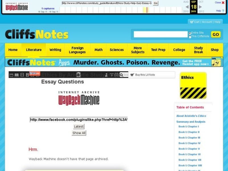Ethics - Essay Questions Interactive
