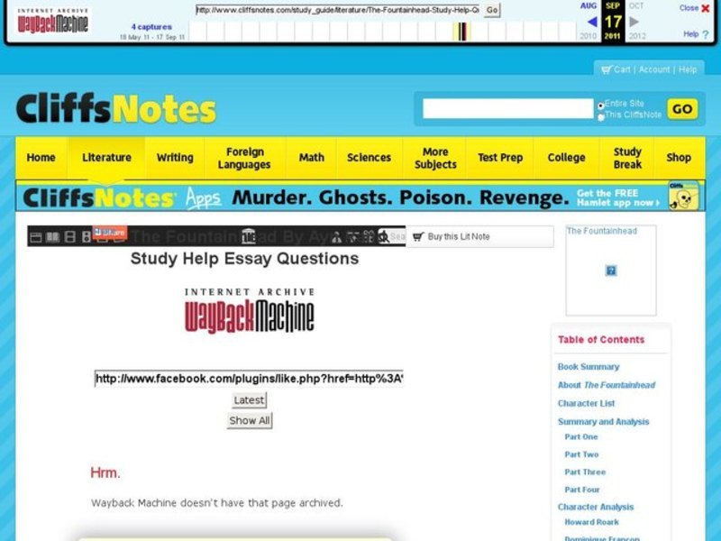 The Fountainhead - Essay Questions Interactive