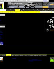 Experimenting with Colors Lesson Plan