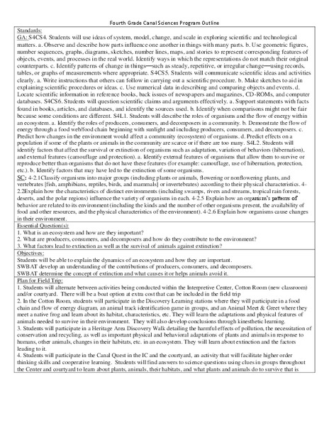 Exploring Ecosystems Lesson Plan