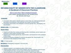 EXPLORING GENDER BIAS IN THE WORKPLACE Lesson Plan