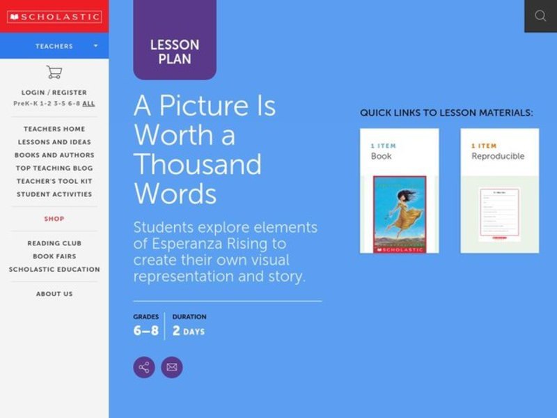 A Picture Is Worth a Thousand Words Lesson Plan