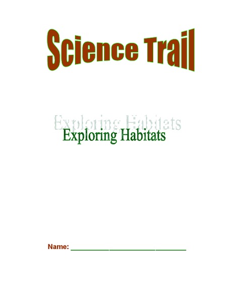 Exploring Habitats Lesson Plan