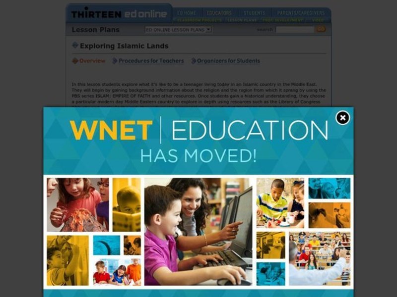 Exploring Islamic Lands Lesson Plan