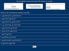Spelling Words Online Interactive