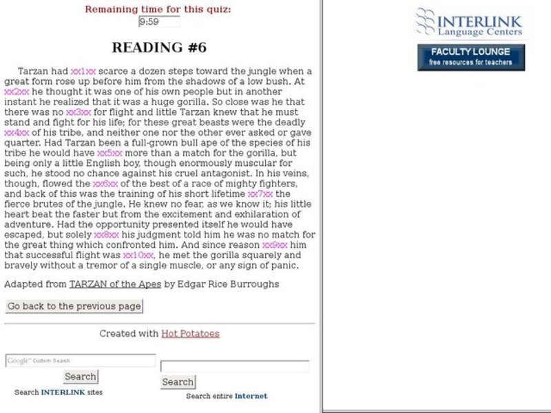 Reading #6 Interactive