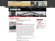 Exploring the History of Oil Lesson Plan
