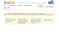 Quiz on Cells Interactive