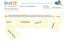 Who Does What- Cell Structure Quiz 2 Interactive