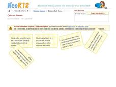 Quiz on Neuron Interactive