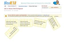 Human Fetal Development Quiz Interactive