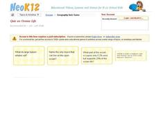 Quiz on Oceans Life Interactive