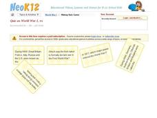Quiz On World War I, #1 Interactive