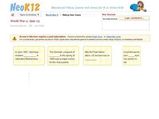 WWII Quiz #3 Interactive