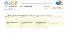 Earth-Quiz #2 Interactive