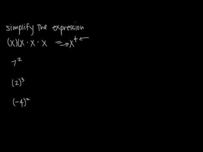 Exponents Instructional Video