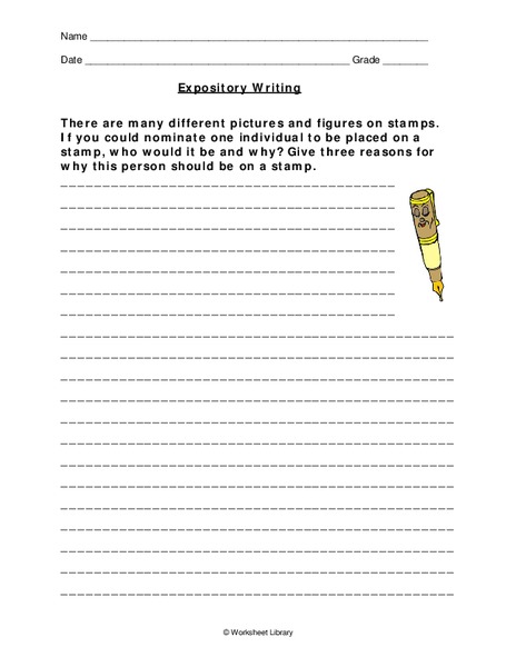 Expository Writing Writing