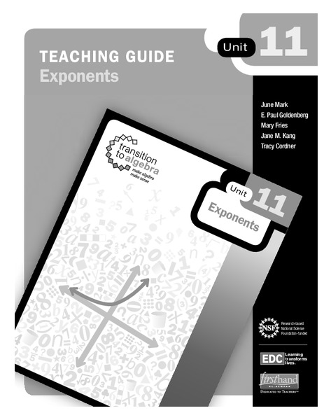 Exponents Lesson Plan