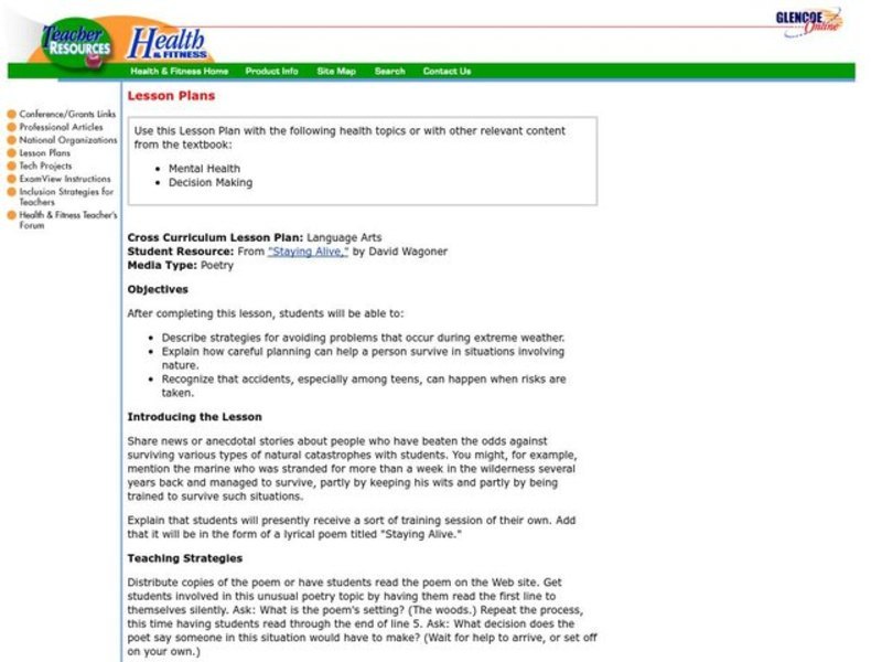 Extreme Weather Lesson Plan