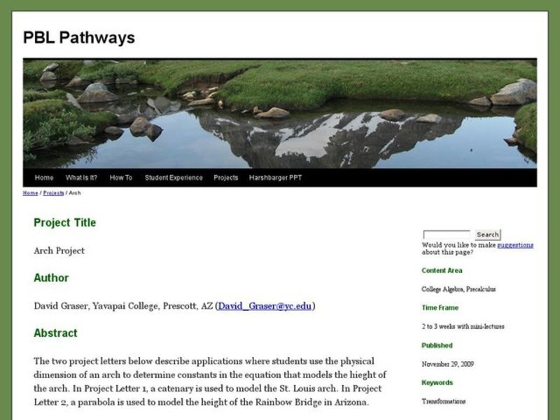 Arch Project Activity