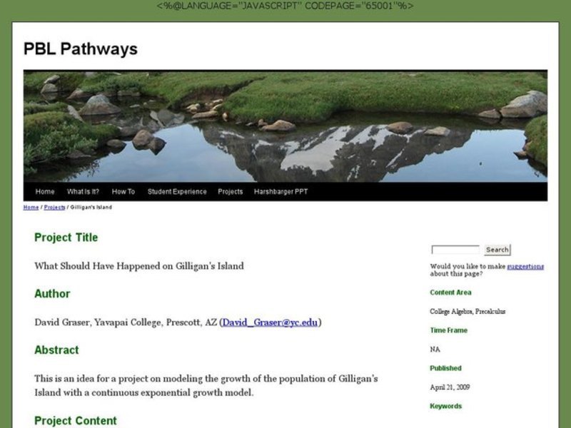 What Should Have Happened on Gilligan's Island? Activity