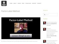 Factor-Label Method Instructional Video