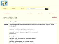 A Seed For All Needs Lesson Plan