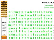 Fahrenheit 451 Worksheet