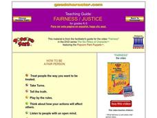 Fairness and Justice Worksheet