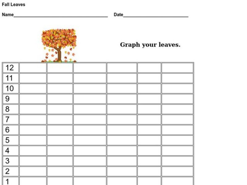 Fall Leaves Worksheet