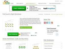 Fall Counting Worksheet