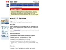 Families Lesson Plan