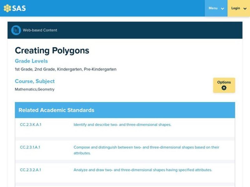 Creating Polygons Lesson Plan