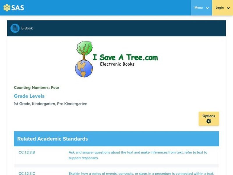 Counting Numbers: Four Lesson Plan