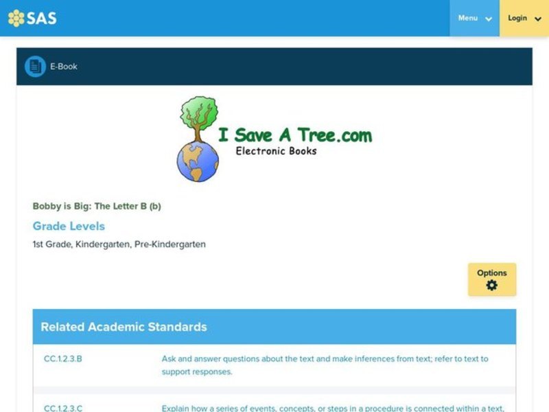 The Letter B (b) Lesson Plan