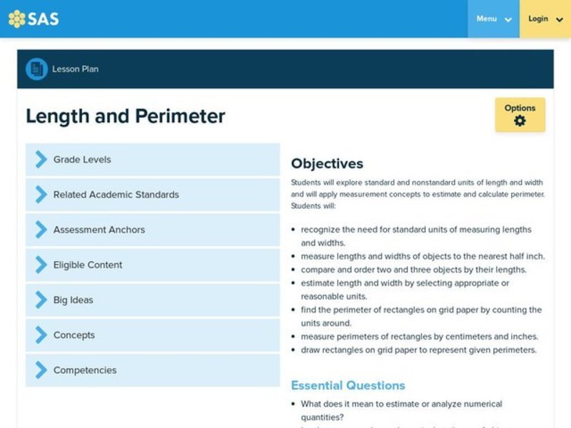 Length and Perimeter Lesson Plan