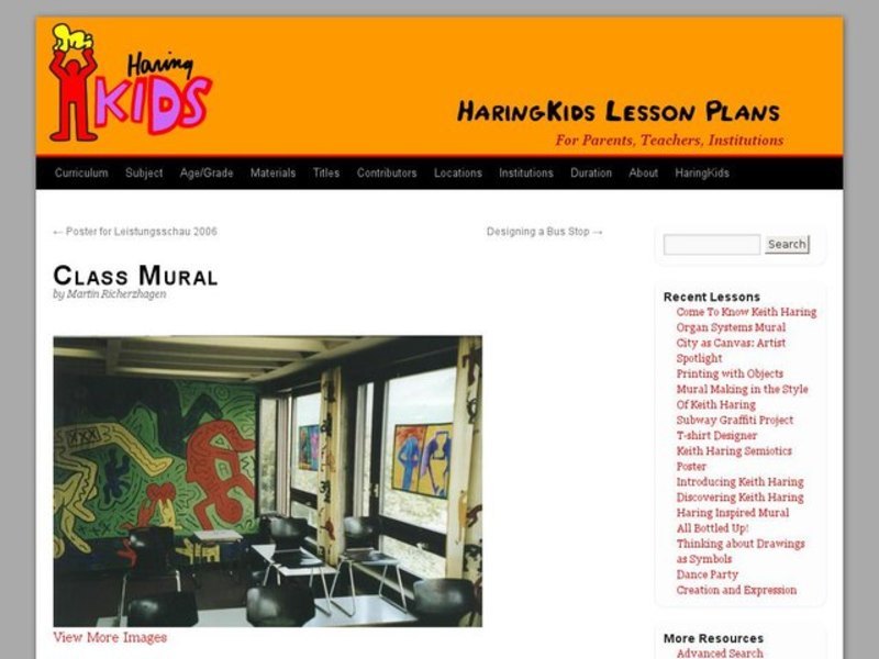 Class Mural Lesson Plan