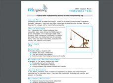Trebuchet Toss Lesson Plan