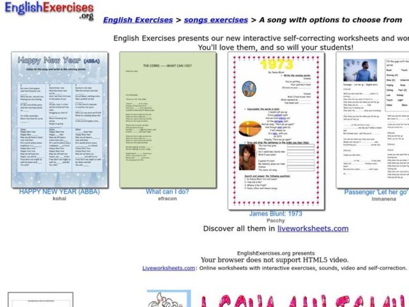 A Song Can Teach Much Interactive