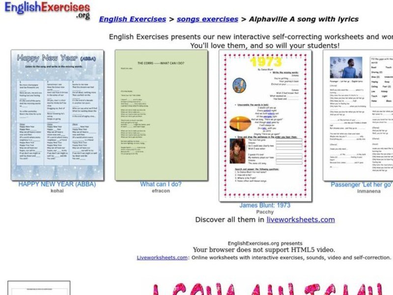 A Song Can Teach Much Interactive