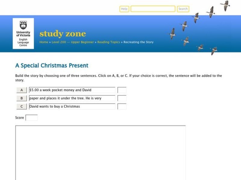 A Special Christmas Present Interactive