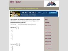 TAKS Math Quiz-Subtract Fractions Interactive