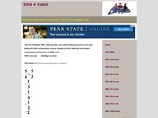 TAKS Quiz-Divide and Simplify Fractions Interactive