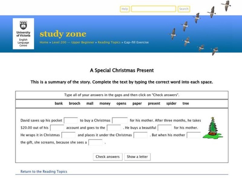 A Special Christmas Present Interactive